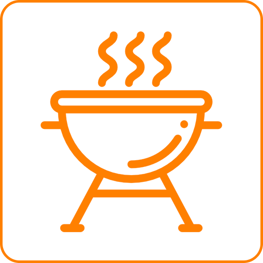 Мангальная зона с беседкой